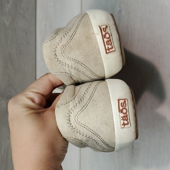 Taos Womens Star Oat Wash Canvas Loafer Slip on Sneakers shoes sz 7 - Picture 8 of 14